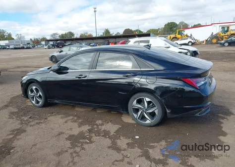 2022 Hyundai Elantra Hybrid Limited from USA, damaged, VIN KMHLN4AJ9NU032101